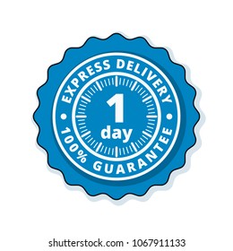 One Day Express Delivery illustration