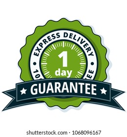 One Day Express Delivery illustration