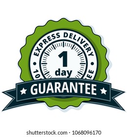 One Day Express Delivery illustration