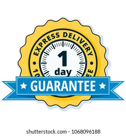 One Day Express Delivery illustration