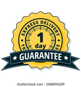 One Day Express Delivery illustration