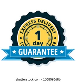 One Day Express Delivery illustration
