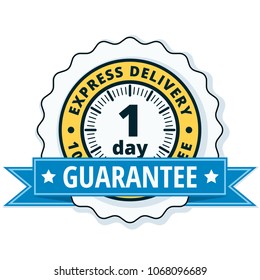 One Day Express Delivery illustration