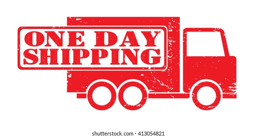 one day shipping icon