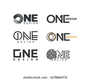 One Design Logo, Designer Logo, One Logo