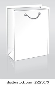 One elegant shopping packet for your text
