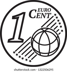 One Euro Cent Coin