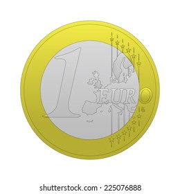 One euro coin