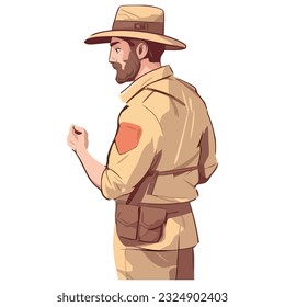 Un explorador aislado en ese icono