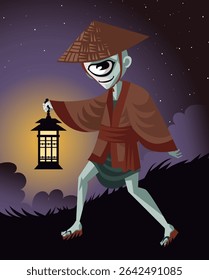 hitotsume-kozō one eye garoto da mitologia japonesa