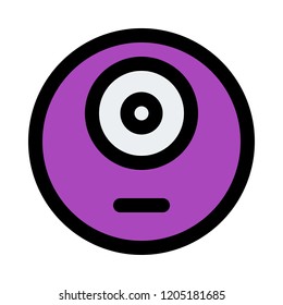one eye monster emoji