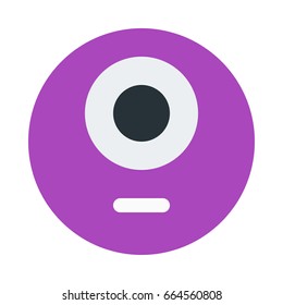 one eye monster emoji