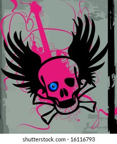one eye skull