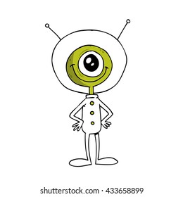 One eyed alien