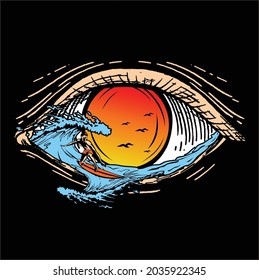 One Eyes with Beach in cry for your brand