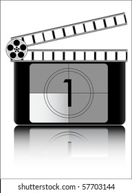 one Film countdown vector