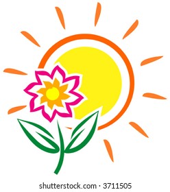 One fine day (Vector illustration)
