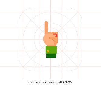One Finger Up Icon