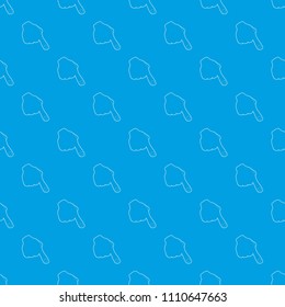 One finger pattern vector seamless blue repeat for any use