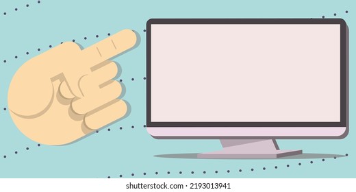 One Finger Pointing At
