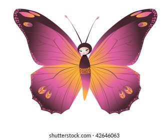 One glorious Miss Butterfly