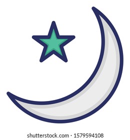 
ONE GOD ALLAH Isolated Vector icon which can easily modify or edit
