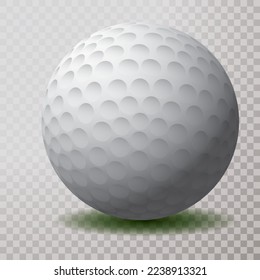 one golf ball on grass