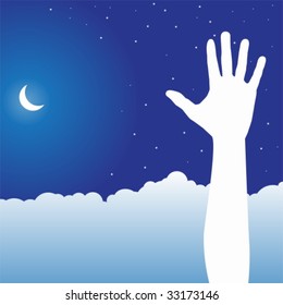 luna de una mano
