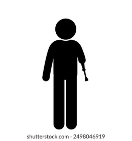 One handed disability awareness, hand amputation