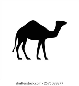 one hump camel icon with ramadan theme