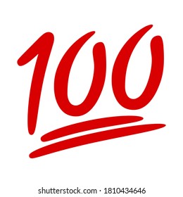 100 Symbole - Stockvektorgrafik