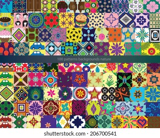 one hundred patterns backgrounds