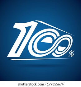 One hundred percent vector