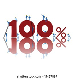 one hundred percent working