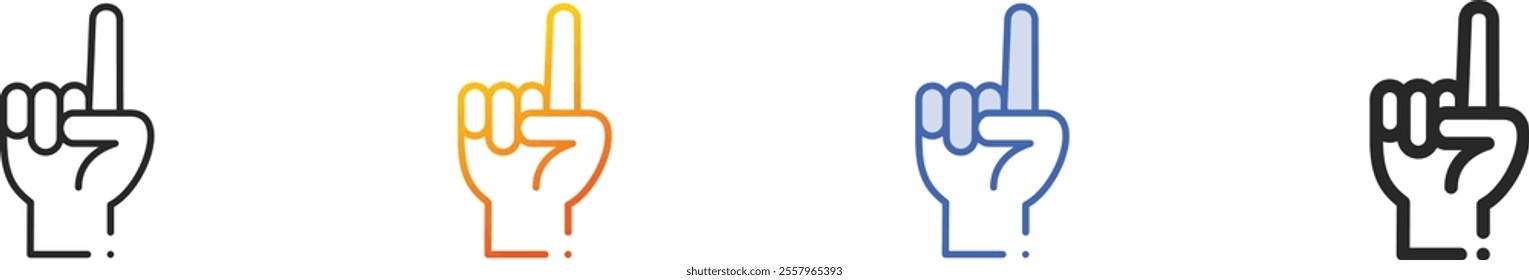 one icon.Thin Linear, Gradient, Blue Stroke and bold Style Design Isolated On White Background