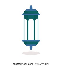 one Islamic lantern illustration vector design
