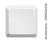 One Keyboard Key. Icon Vector Illustration.