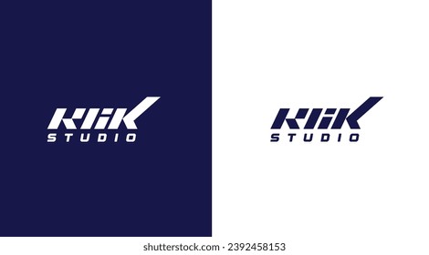 One klik logo Vector flat outline icon modern minimalis style illustration for logo sticker klik