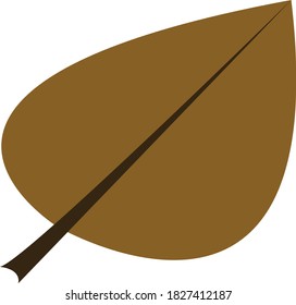 one leaves for autumn time