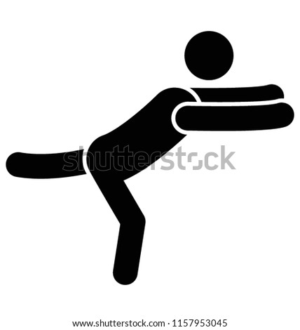 One leg on ground and body stretched in air referring to tuladandasana
