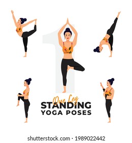 one leg standing yoga poses