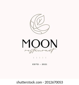Plantilla de logotipo abstracto de una línea. Ilustración vectorial de estilo minimalismo dibujado a mano.