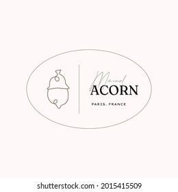 One Line abstract logo template. Hand drawn minimalism style vector illustration.
