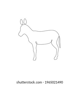 1,347 Donkey Line Drawing Images, Stock Photos & Vectors | Shutterstock