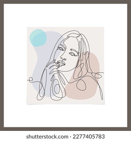 one line art hand drawn vector eps 10