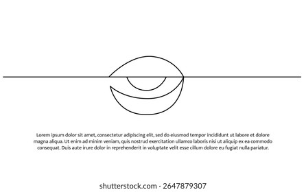Um sabão de barra de linha. Linha contínua mínima abstrata.