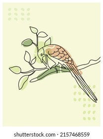 One line bird wall art in high resolution and for many type of use.
