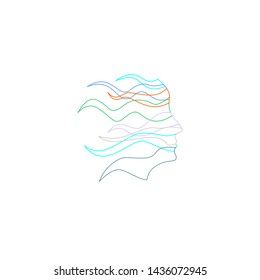 ONE LINE BRAIN CREATIVE MIND AND LEARNING ILLUSTRATION 