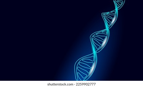 One line continuous DNA code helix symbol concept. Silhouette of science modern medicine technology icon. Digital white single line sketch drawing vector illustration