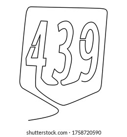 One Line Continuous Drawing 439 Road Stock Vector (Royalty Free ...